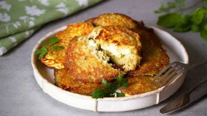 Tortitas de calabacín con queso