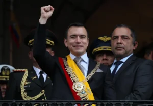 Foto de archivo del presidente de Ecuador, Daniel Noboa. EFE/ José Jácome
