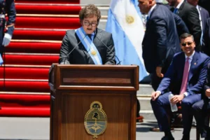 Foto de archivo del presidente de Argentina, Javier Milei. EFE/ Juan Ignacio Roncoroni