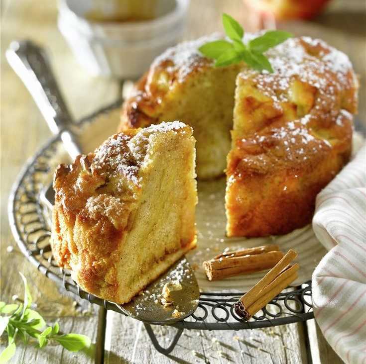 Panqué de manzana con leche condensada