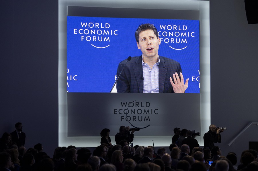 Sam Altman, cofundador de Open AI, este jueves en Davos. EFE/EPA/Gian Ehrenzeller