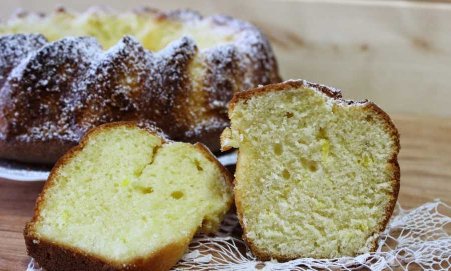 Bizcocho de queso y limón