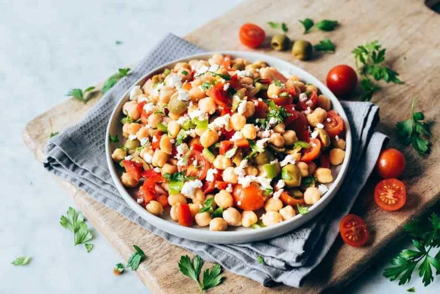 Ensalada de garbanzos