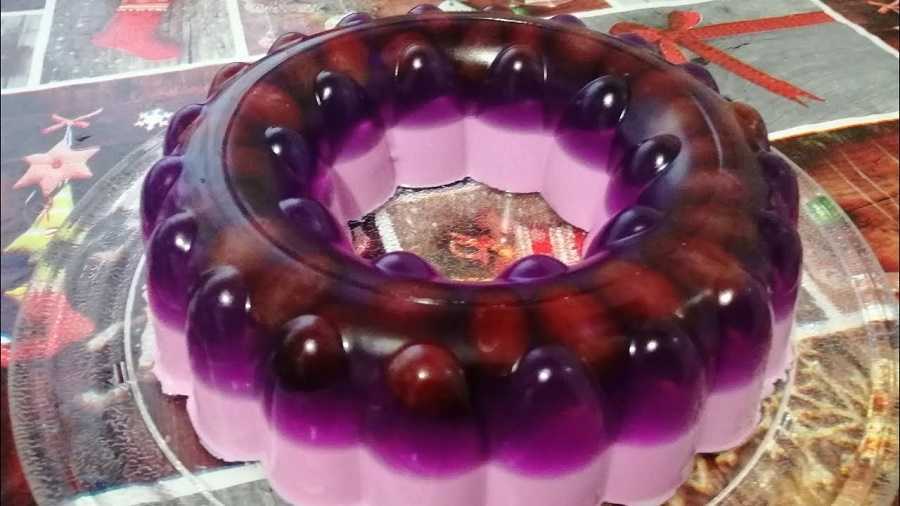 Gelatina de uva natural: rico postre para cualquier ocasión