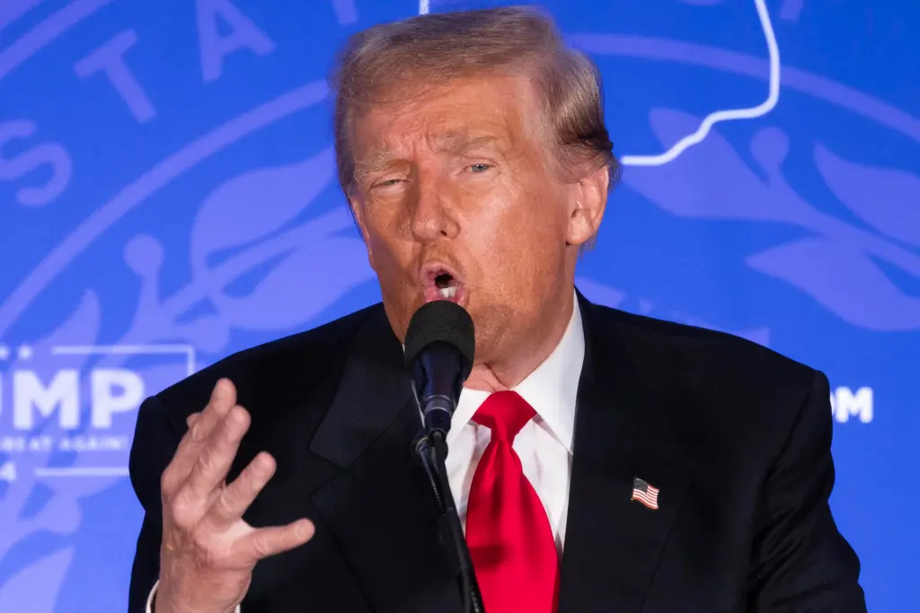 Foto de archivo del expresidente de EE.UU. Donald J. Trump. EFE/EPA/MICHAEL REYNOLDS