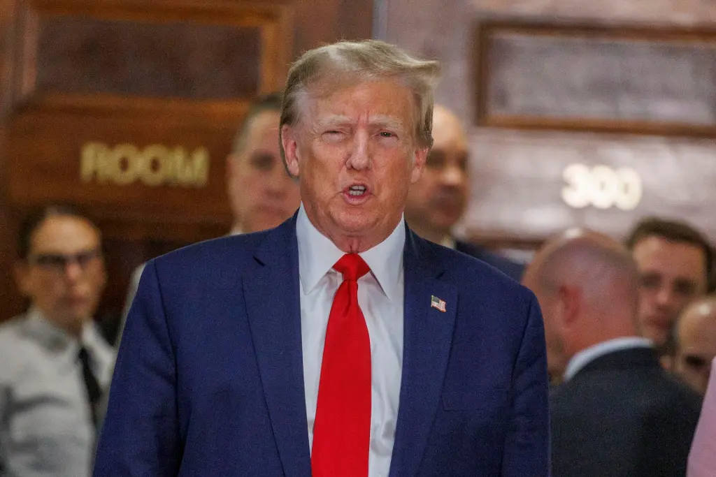 Foto de archivo del expresidente de EE.UU. Donald J. Trump. EFE/EPA/SARAH YENESEL