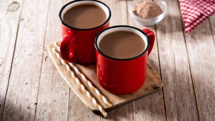 Atole de arroz con chocolate