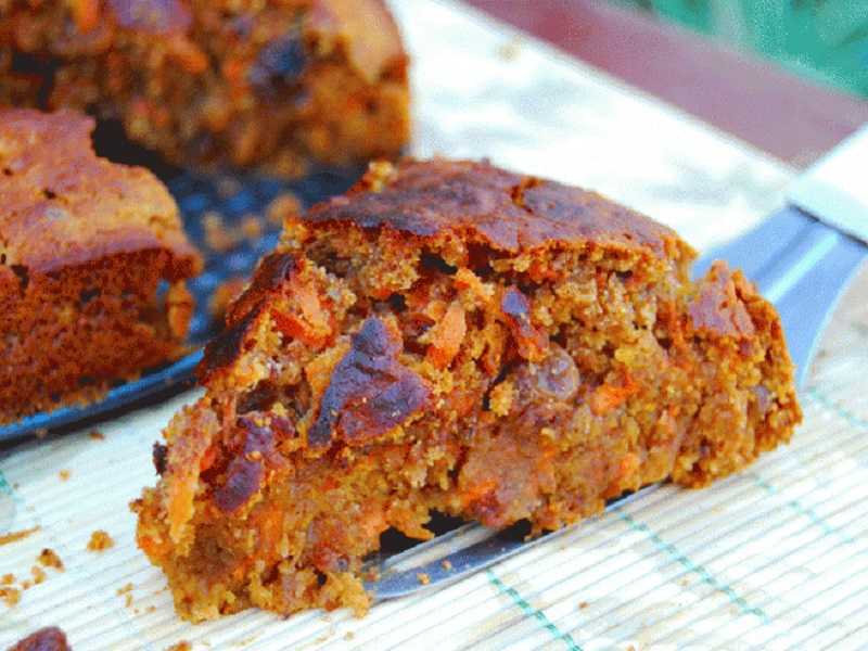 Bizcocho de zanahoria con nuez: delicioso postre sin azúcar