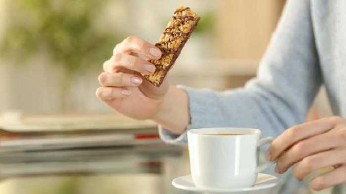 Barritas de cereales con membrillo y chocolate