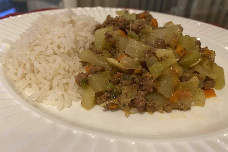 Chayotas con carne molida: rica receta para una cena ligera