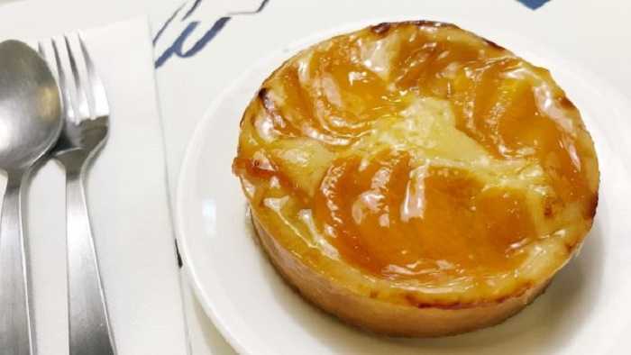 Galette de melocotón