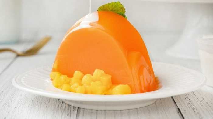 Gelatina de mango