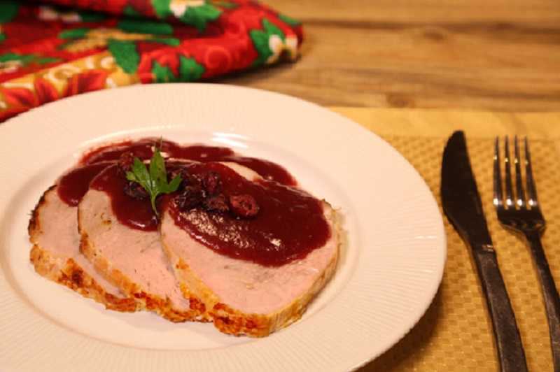 Pavo en salsa de frambuesa y balsámico: rico plato para la cena