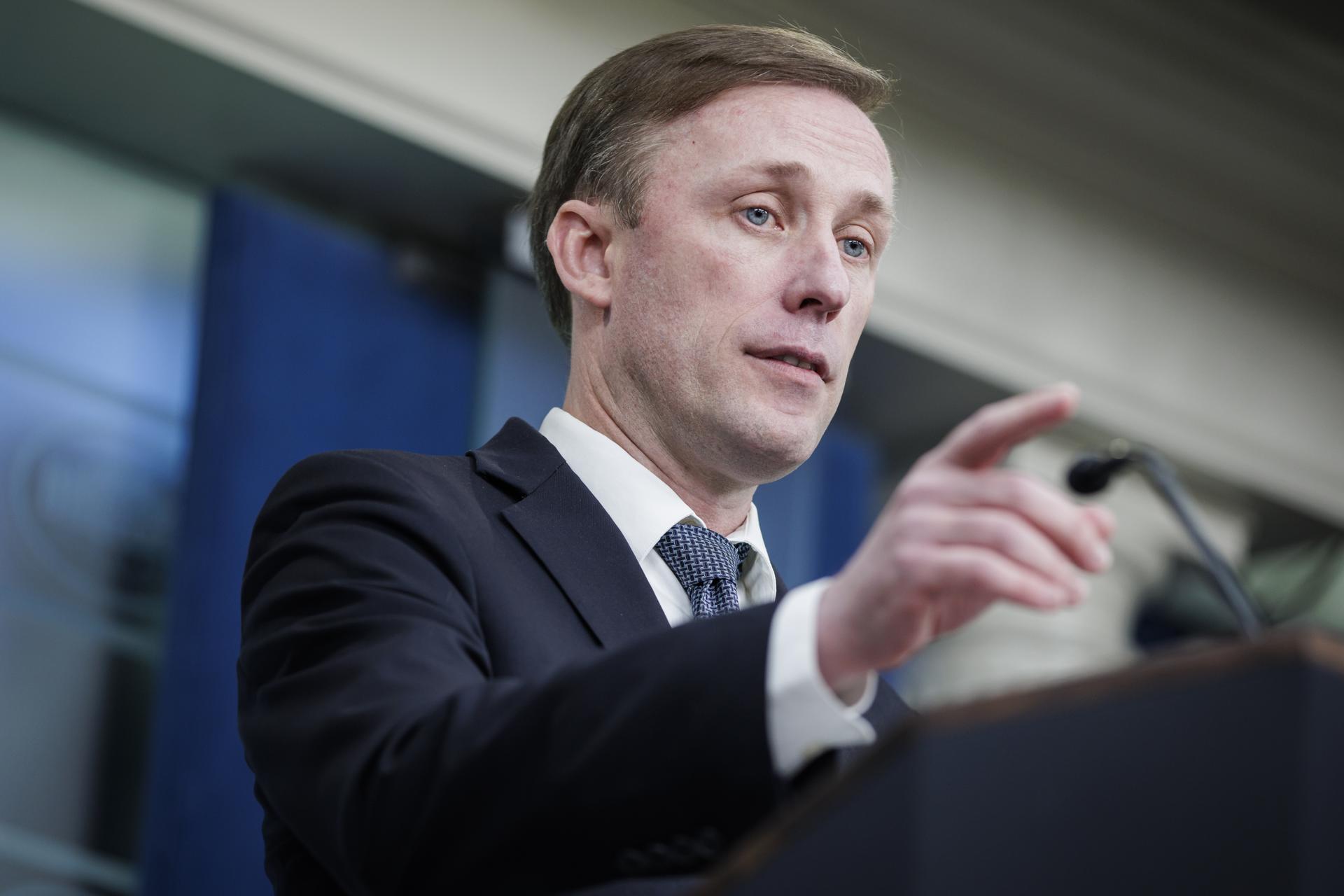 Fotografía de archivo del Asesor de Seguridad Nacional de la Casa Blanca, Jake Sullivan. EFE/EPA/Samuel Corum