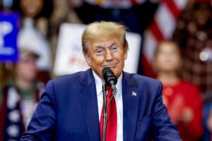 El expresidente estadounidense Donald Trump. EFE/Erik S. Lesser