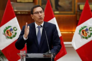 El expresidente de Perú, Martín Vizcarra, en una fotografía de archivo. EFE/Paolo Aguilar