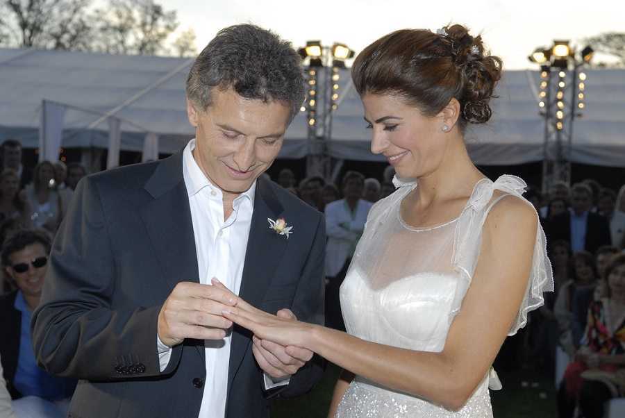 En su fiesta de casamiento