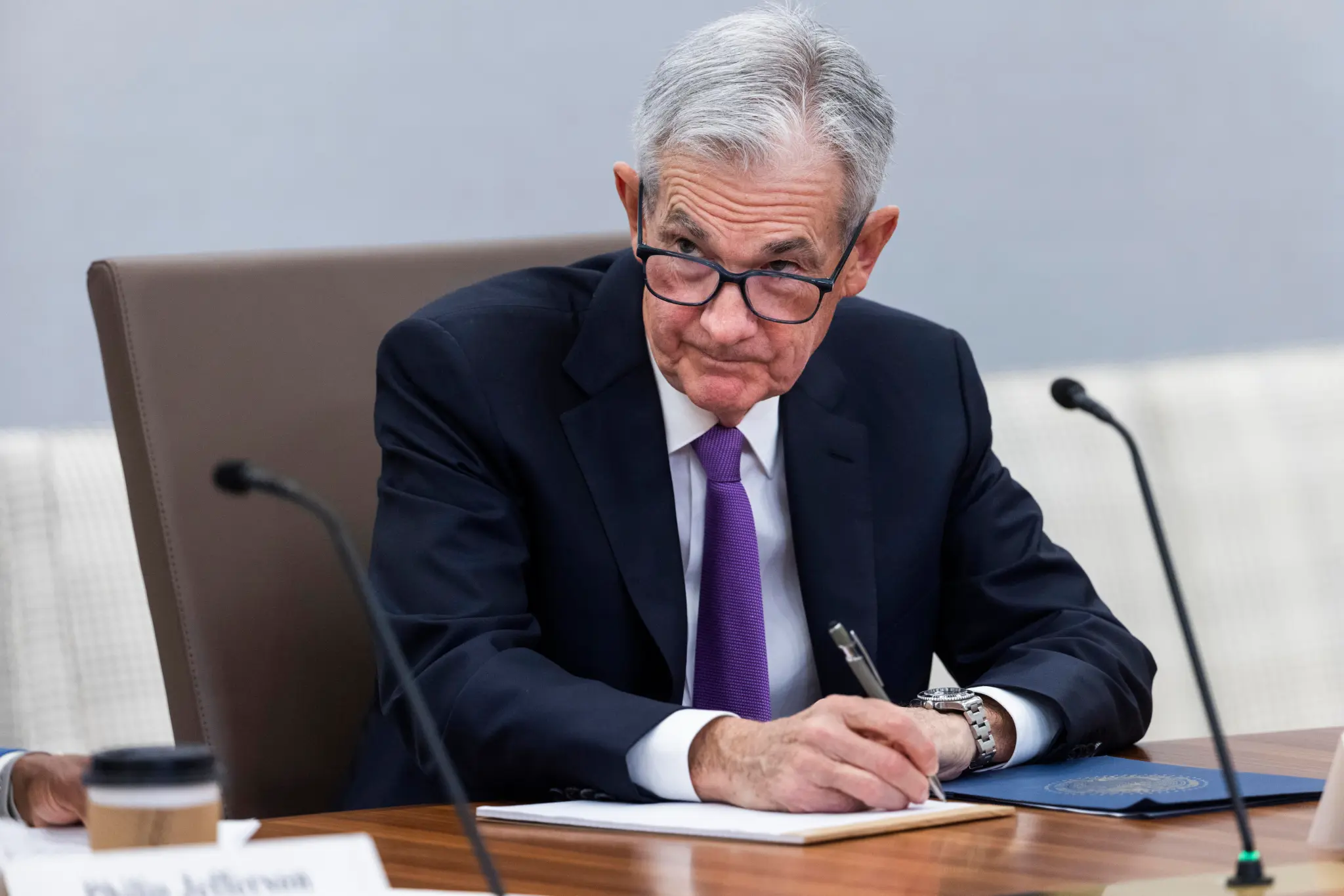 El presidente de la Reserva Federal (Fed), Jerome Powell. EFE/Jim Lo Scalzo