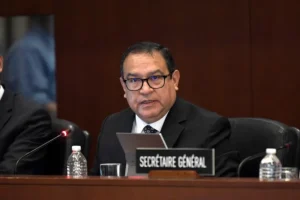 El primer ministro de Perú, Alberto Otárola, en una imagen de archivo. EFE/Lenin Nolly