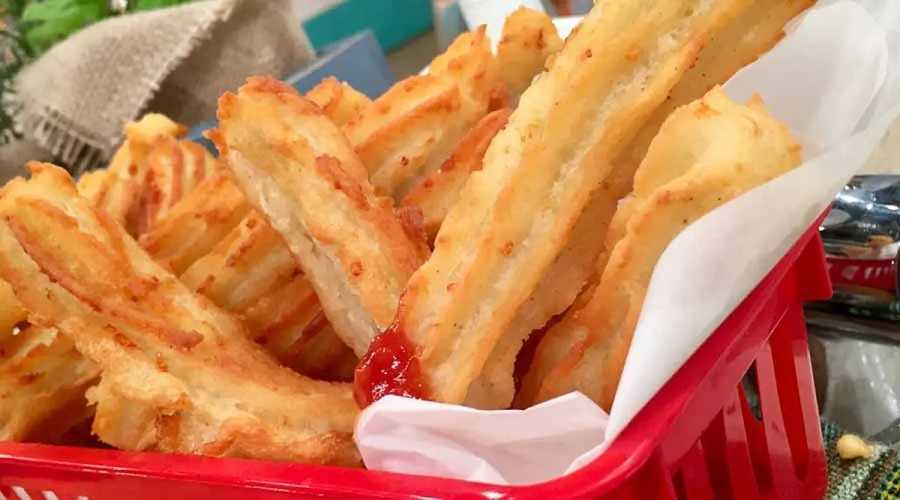 Churros de papa con mostaza y queso: así los puedes preparar