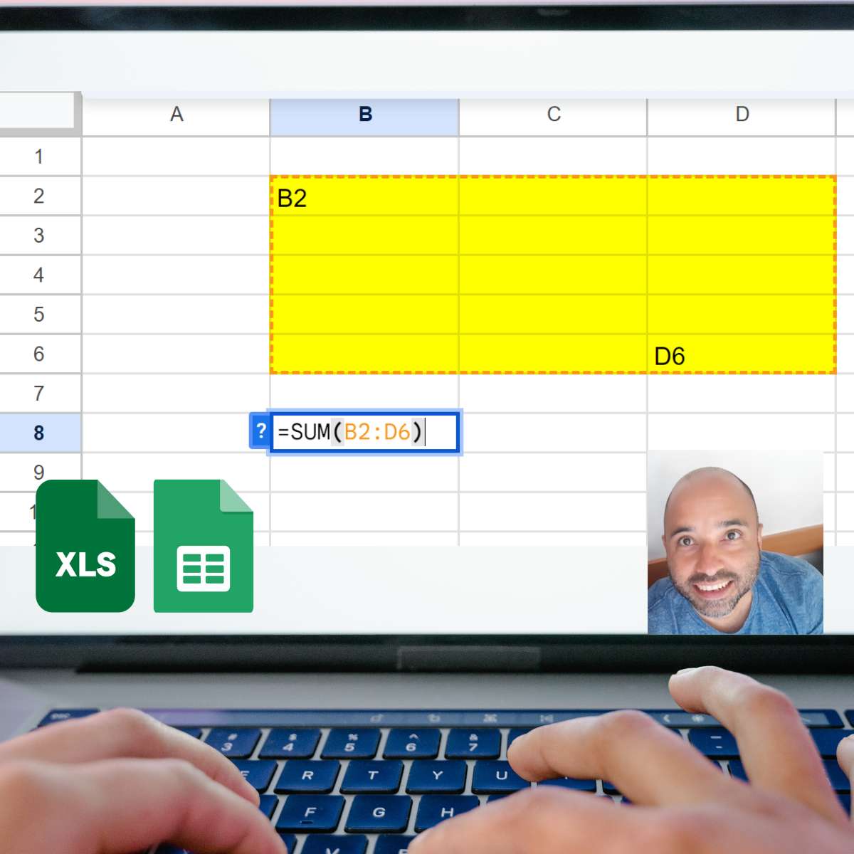 Clase gratis de Excel qué es un rango Google Sheets