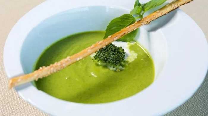 Crema de aguacate y menta