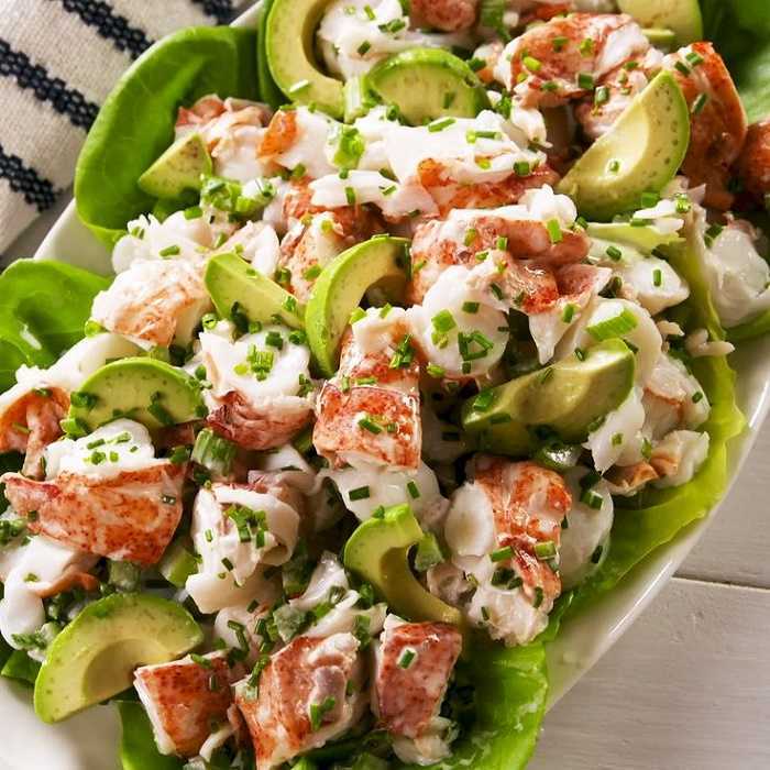 Ensalada de langosta con aguacate y tomates: deliciosa receta