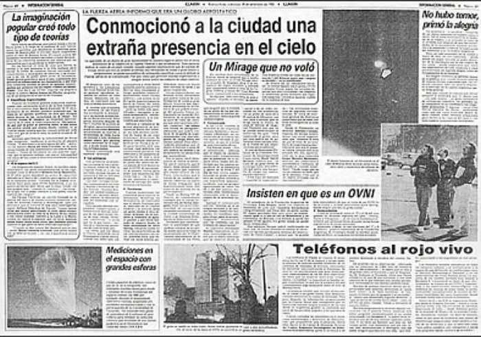 Tres casos de OVNIS y pilotos