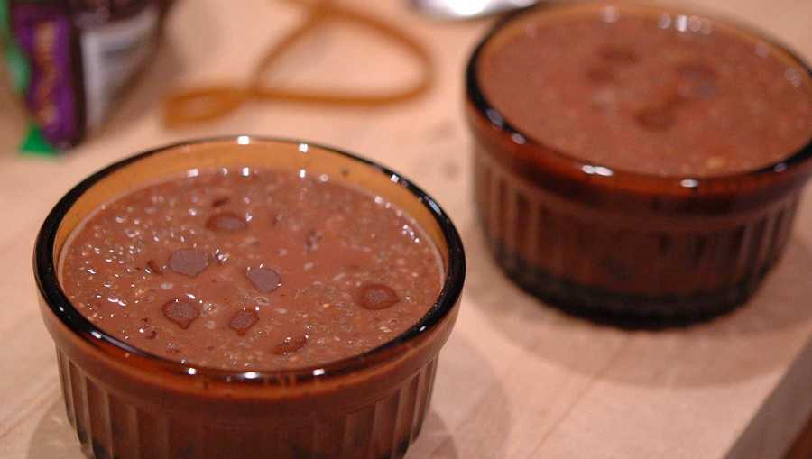 Pudding de chocolate con lichi: prepara este delicioso postre