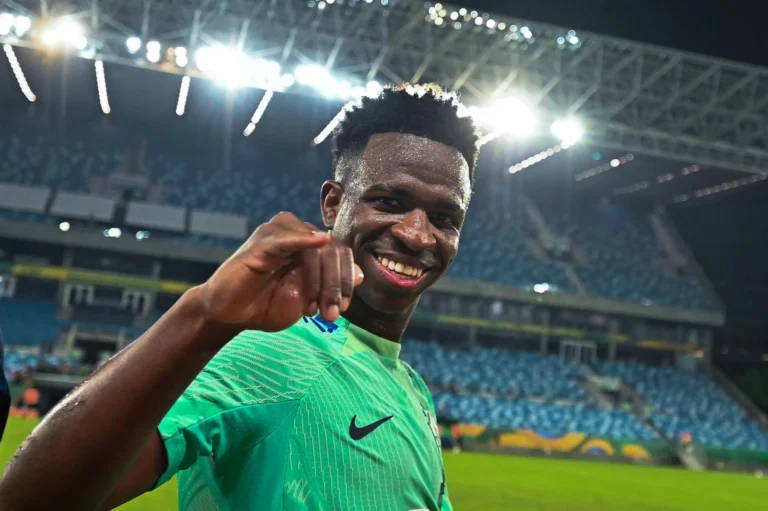 El jugador de la selección de fútbol de Brasil Vinicius Jr., en una fotografía de archivo. EFE/ André Borges