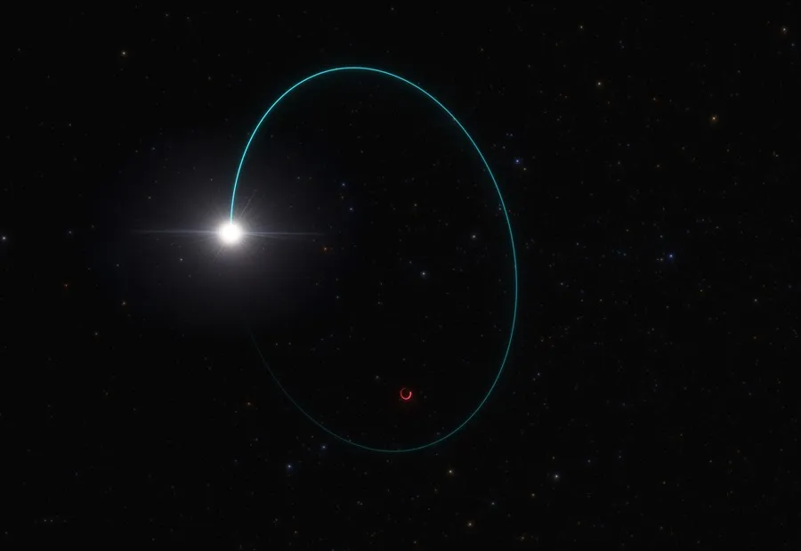Un equipo de astrónomos y astrónomas ha detectado el agujero negro estelar más masivo de nuestra galaxia. Crédito: ESO/L. Calçada