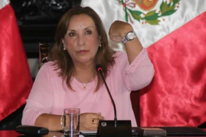 La presidenta de Perú, Dina Boluarte. EFE/Str