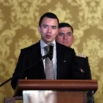 El presidente de Ecuador, Daniel Noboa, en una fotografía de archivo. EFE/José Jácome