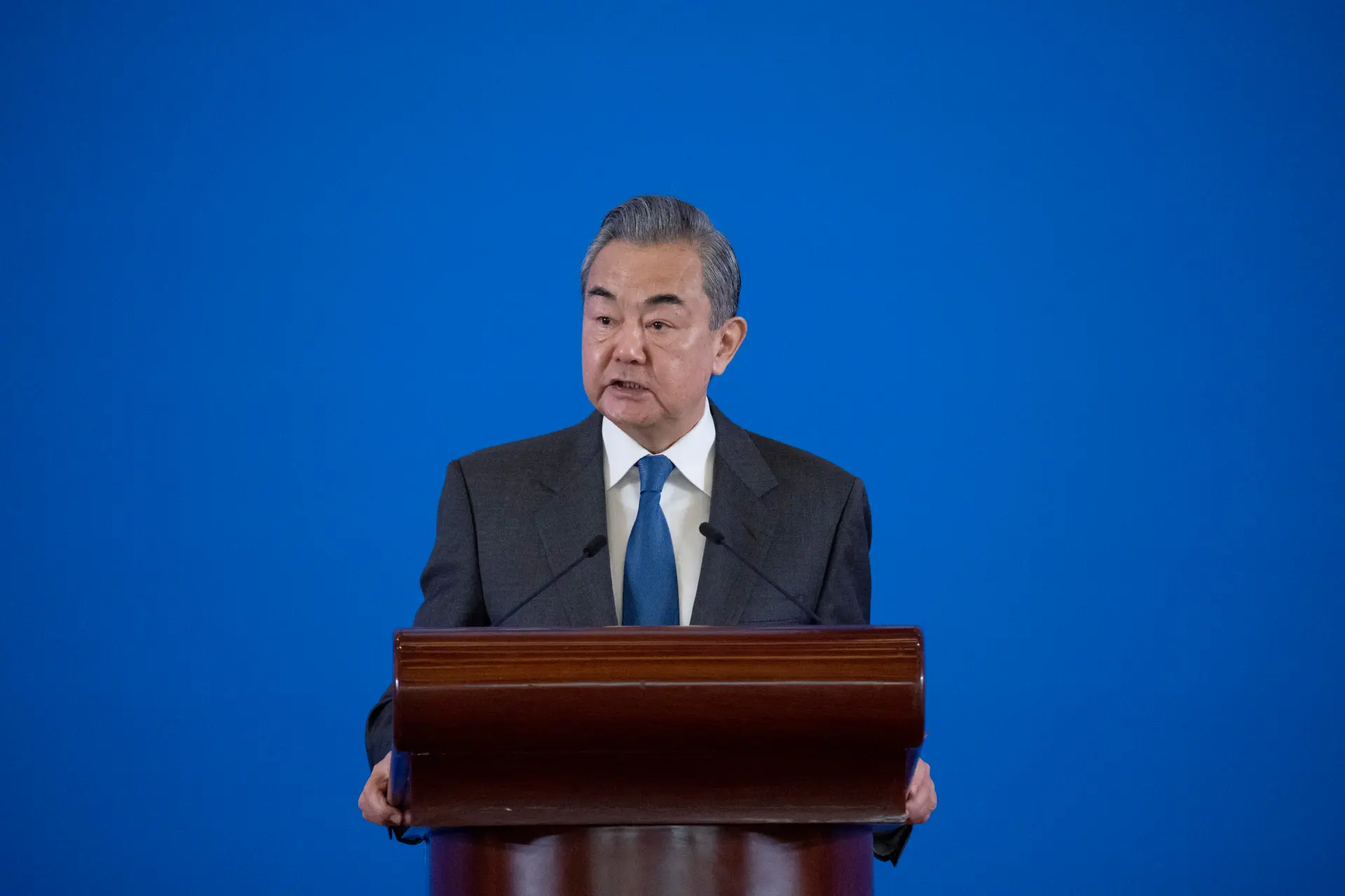 El ministro de Exteriores de China, Wang Yi. EFE/Andrés Martínez Casares