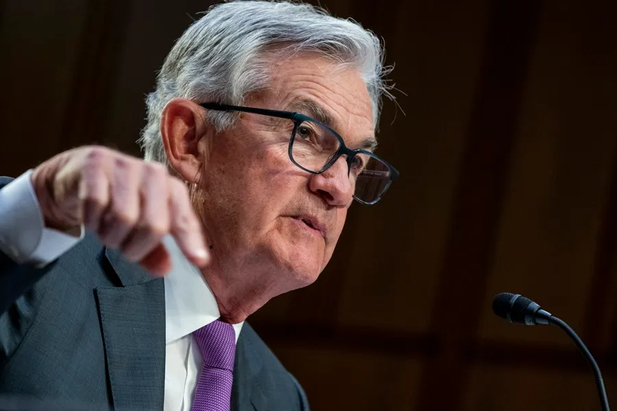 Fotografía de archivo del presidente de la Reserva Federal estadounidense (Fed), Jerome Powell. EFE/EPA/SHAWN THEW