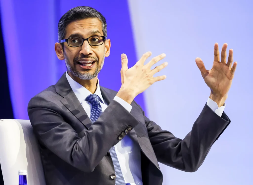 El director ejecutivo de Alphabet, Sundar Pichai. EFE/John G. Mabanglo