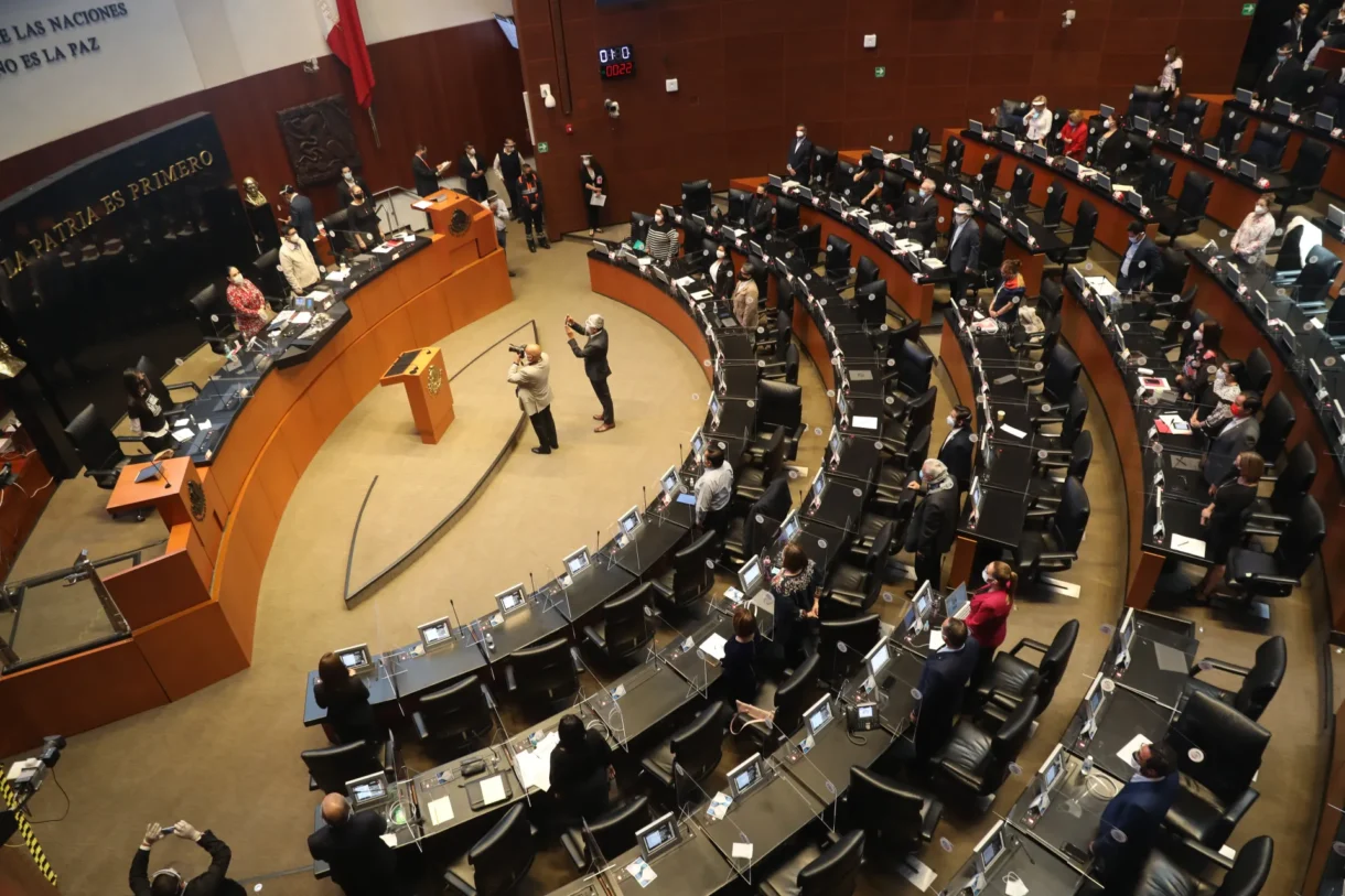 Vista general del Senado de México, en Ciudad de México. EFE/Sáshenka Gutiérrez