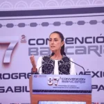 La candidata presidencial del oficialismo en México, Claudia Sheinbaum. EFE/David Guzmán