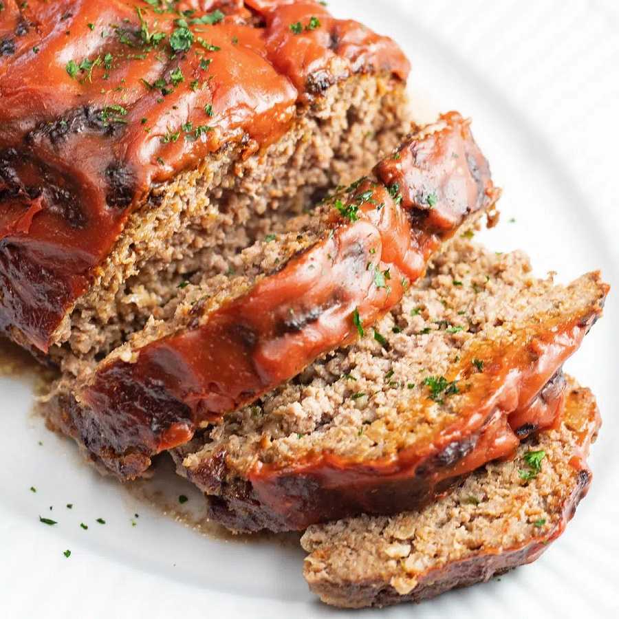 Pastel de carne americano o Meatloaf