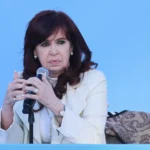 La expresidenta de Argentina Cristina Fernández de Kirchner participa en la inauguración del micro Estadio "Néstor Kirchner" en la ciudad de Quilmes, provincia de Buenos Aires (Argentina). EFE/Luciano González