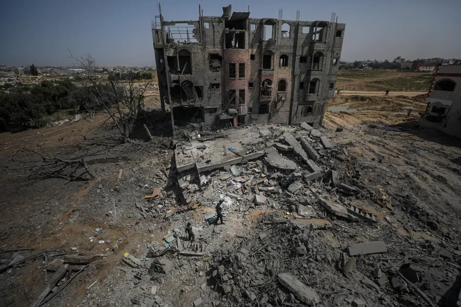 El Ejército israelí retira todas sus tropas del sur de la Franja de Gaza. EFE/EPA/MOHAMMED SABLE