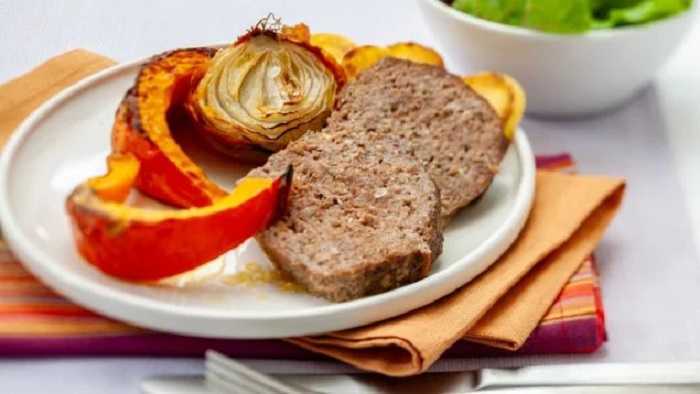 Pastel de carne americano o Meatloaf