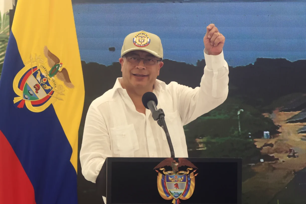 Fotografía de archivo del presidente de Colombia, Gustavo Petro. EFE/Ricardo Maldonado Rozo