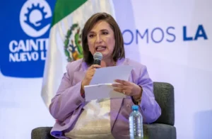 La candidata presidencial por la coalición Fuerza y Corazón por México, Xóchitl Gálvez, en una fotografía de archivo. EFE/Miguel Sierra