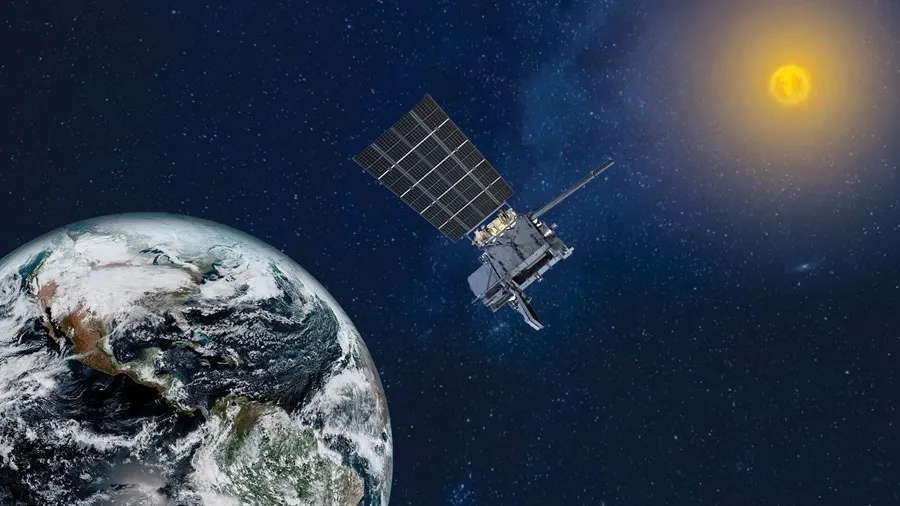 Fotografía cedida por la la Administración Nacional Oceánica y Atmosférica (NOAA) de una ilustración del satélite denominado GOES-U (Satélite Ambiental Operacional Geoestacionario U). EFE/Lockheed Martin/NOAA
