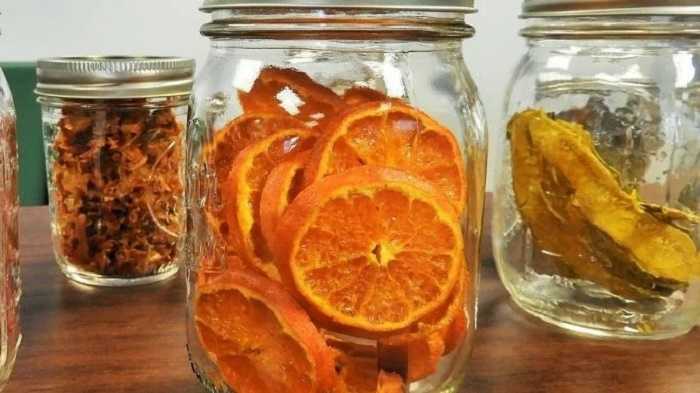 Cítricos deshidratados