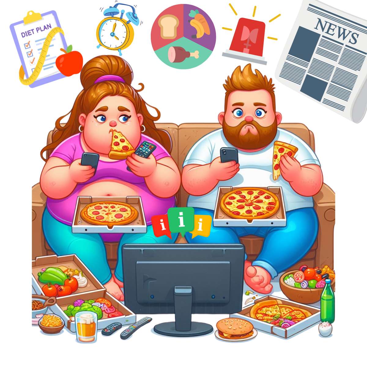 Indigestos y abrumados