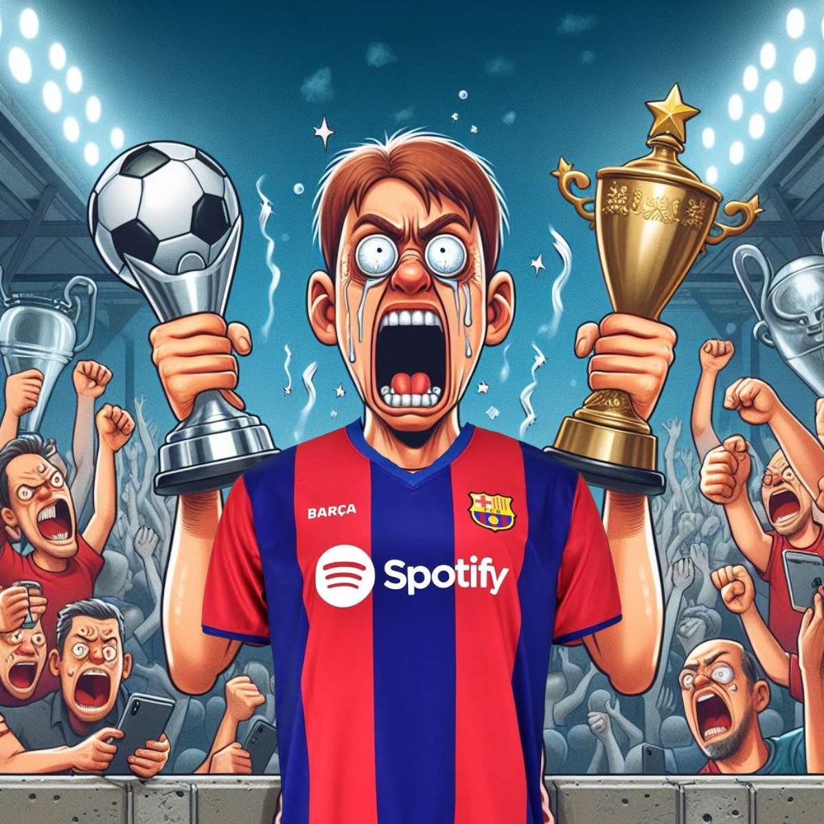 La afición del Barcelona