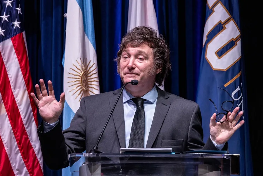 El presidente argentino, Javier Milei, en una imagen de archivo. EFE/EPA/CRISTOBAL HERRERA-ULASHKEVICH