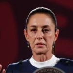 La presidenta electa de México, Claudia Sheinbaum Pardo habla durante una conferencia de prensa este lunes en el Palacio Nacional de la Ciudad de México (México). EFE/Sáshenka Gutiérrez